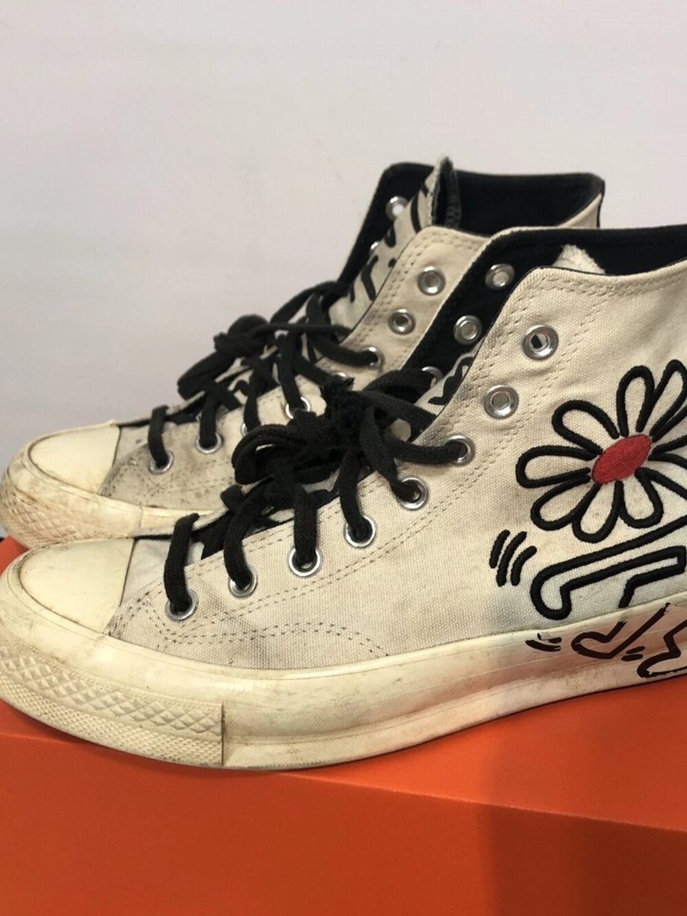 Converse All-Star Chuck Taylor Keith Haring High Sneakers Mens 9 Womans 11